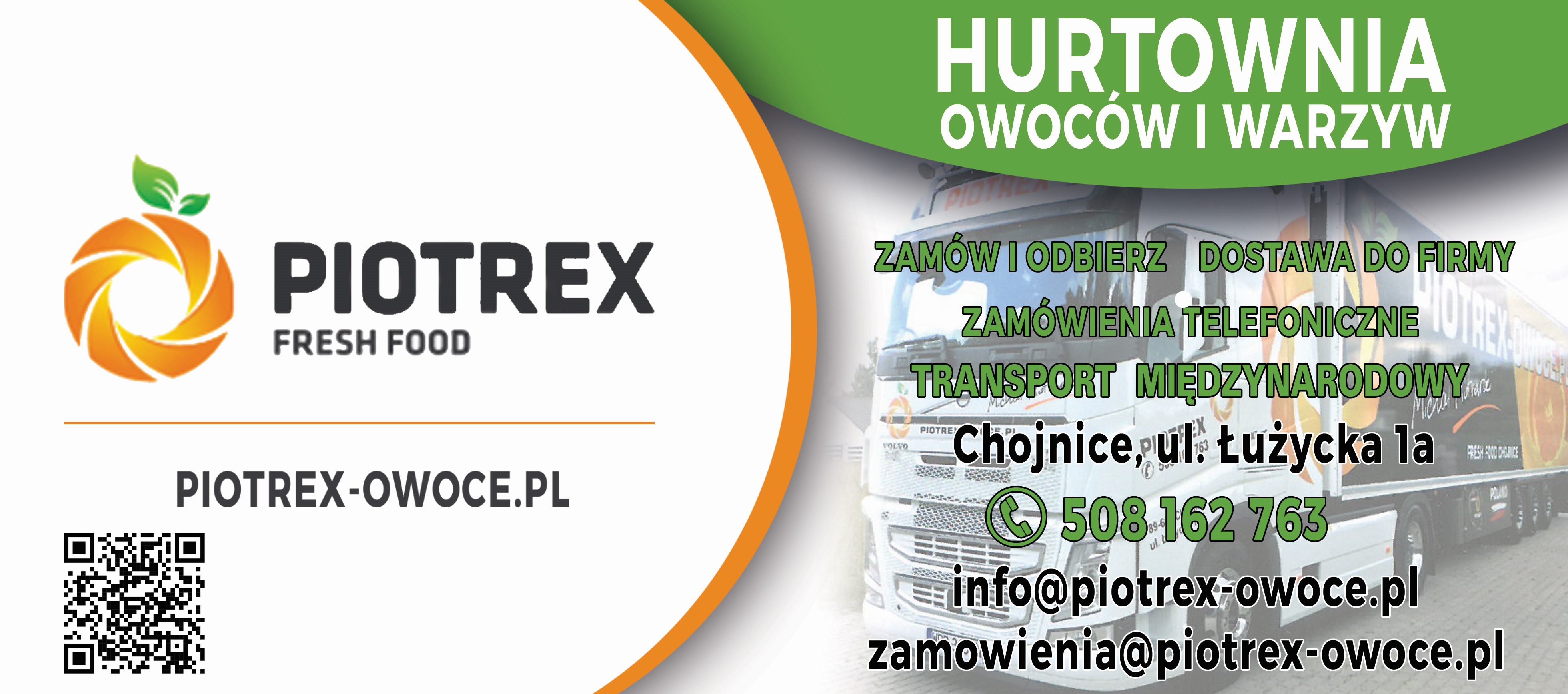 Hurtownia warzyw i owoców „PIOTREX“ - hurtownia owoców CHOJNICE hurtownia owoców CHOJNICE